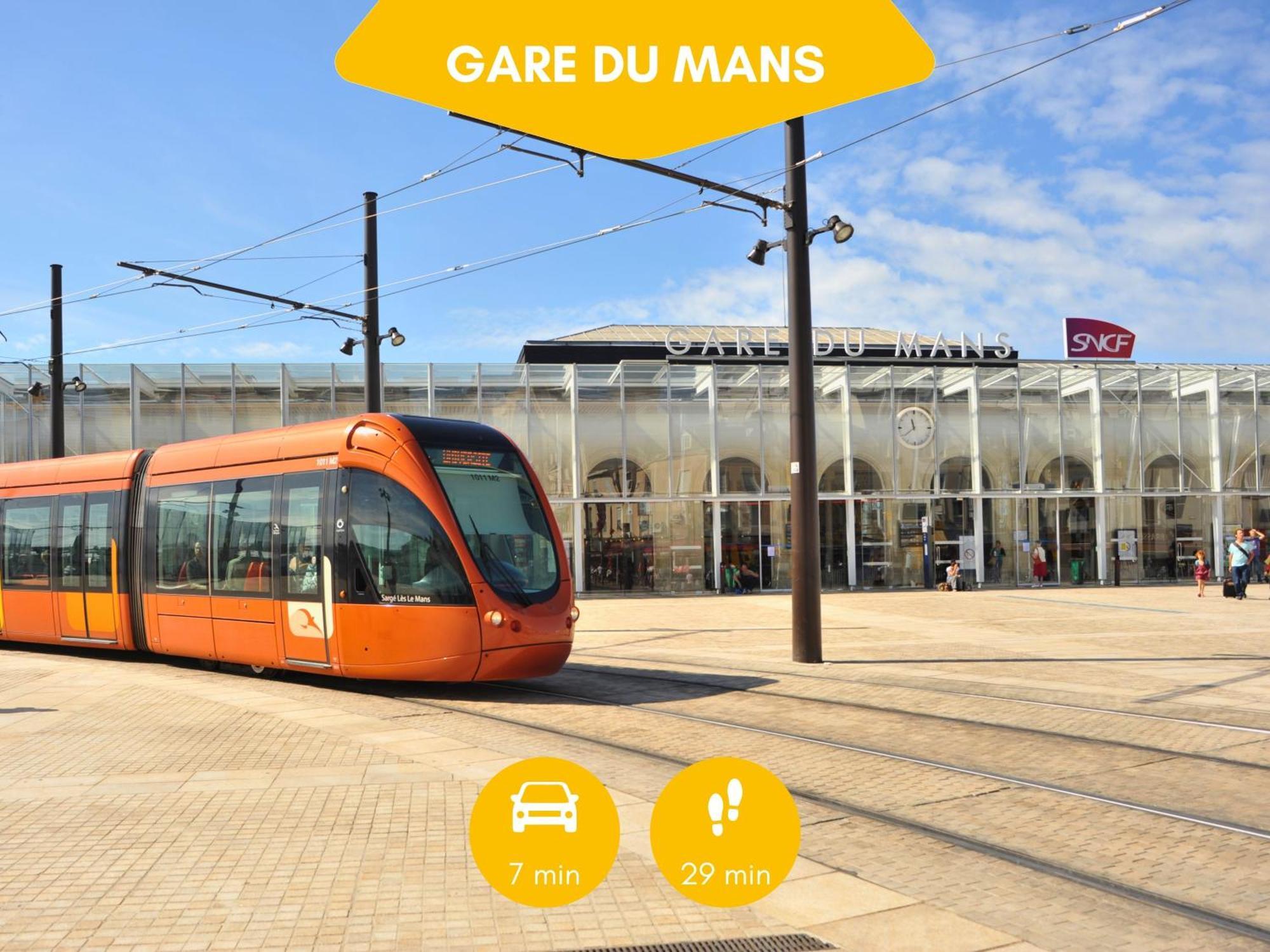 Ideal Groupe - Grands Espaces - 4 Chambres - Parking Gratuit - Proche Centre, Gare & Transports - Wifi - Offre Special De Reduction Jusqu'A -50 Λε Μανς Εξωτερικό φωτογραφία