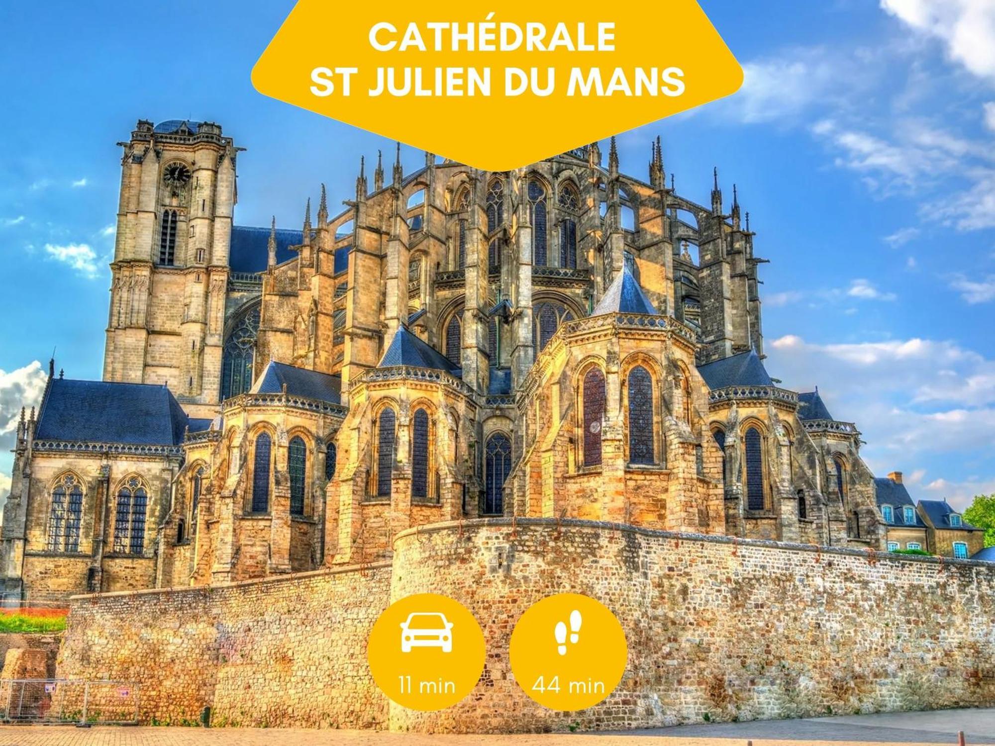 Ideal Groupe - Grands Espaces - 4 Chambres - Parking Gratuit - Proche Centre, Gare & Transports - Wifi - Offre Special De Reduction Jusqu'A -50 Λε Μανς Εξωτερικό φωτογραφία
